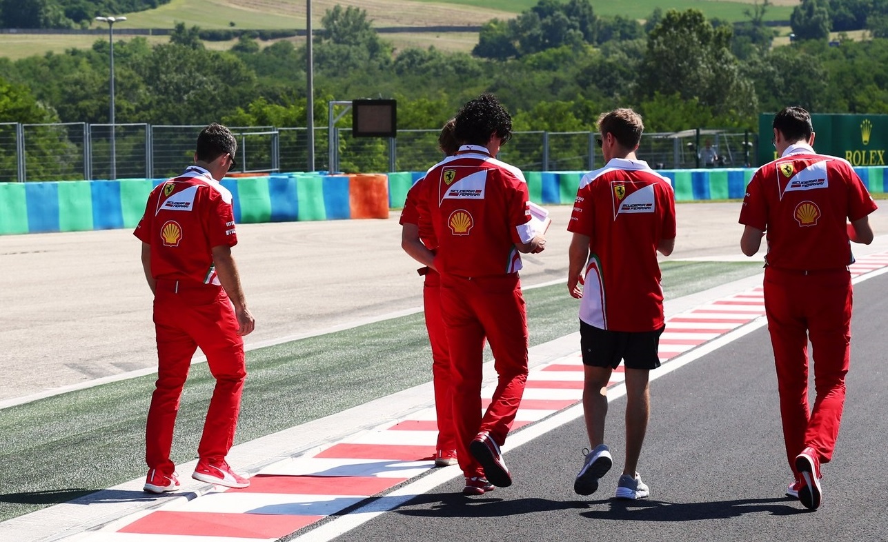 Hungarian GP electronic track limits system